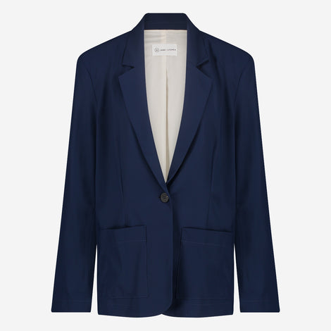 Valeta Blazer Technical Jersey | Indigo