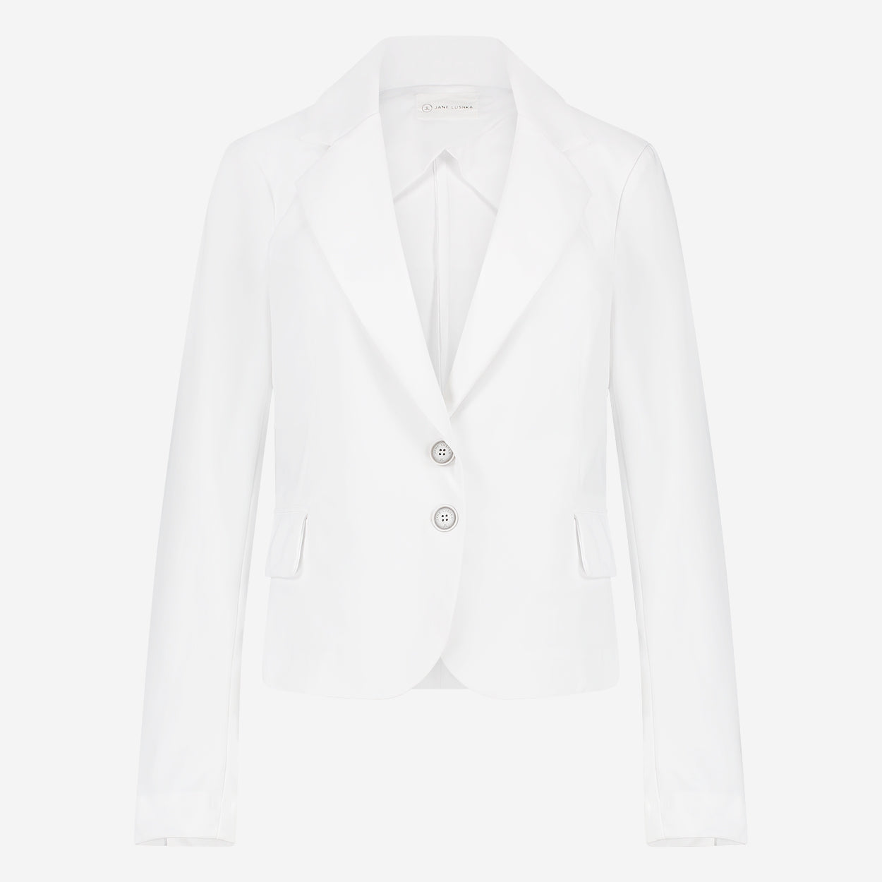 Atina Blazer Technical Jersey | White