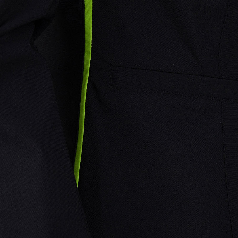 Khloe Drawstring Pants | Black/Green
