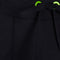 Lila Drawstring Pants | Black/Green