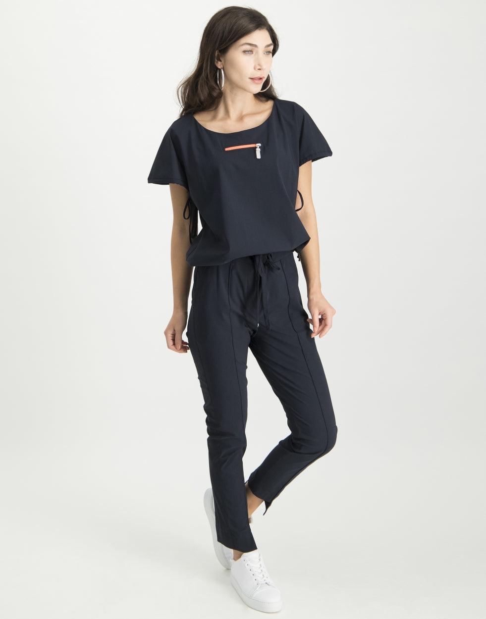Lynn Zipper Top | Blue