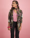 Serena Blazer Leopard and Rose | Black