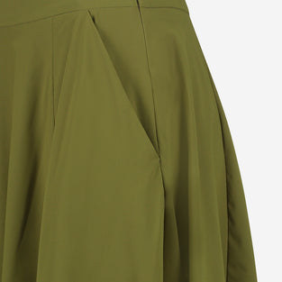 Skirt Karina Technical Jersey | Oliva green
