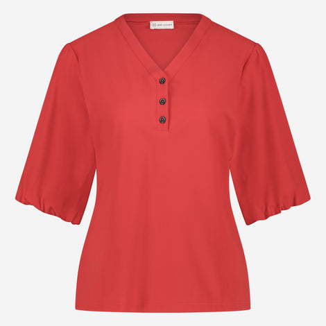 Ava Top Technical Jersey | Red