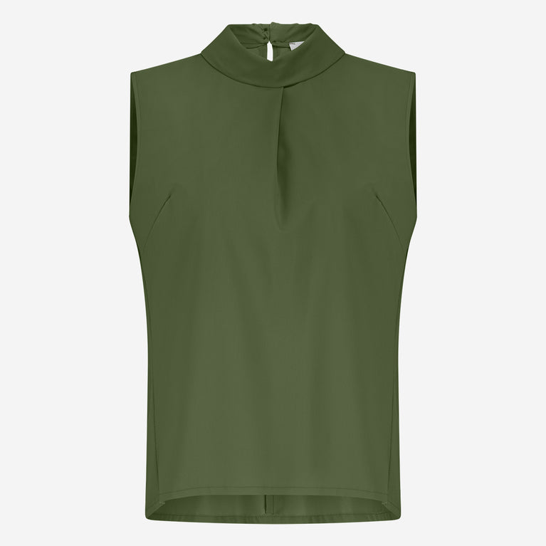 Dolche Vitas WS strech tech jersey top | Oliva green