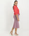 Chloe Cropped Blouse | Red