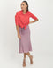 Chloe Cropped Blouse | Red