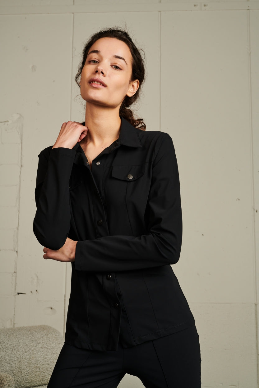 Blouse Sesil Technical Jersey | Black