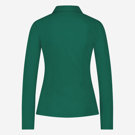 Kikkie Blouse Technical Jersey | Green