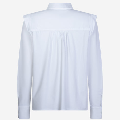 Hanna Blouse Technical Jersey | White