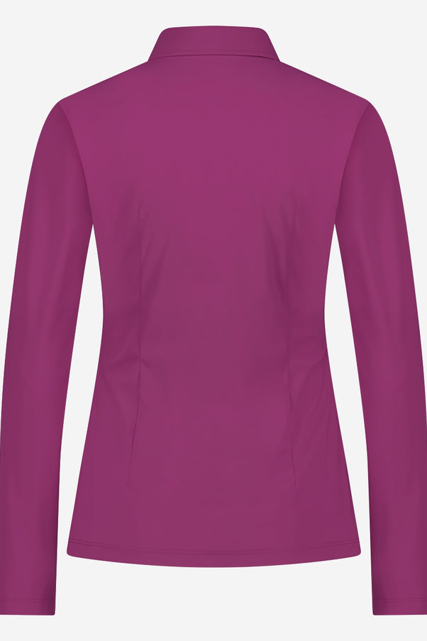 Kikkie Blouse Technical Jersey | Fuxia