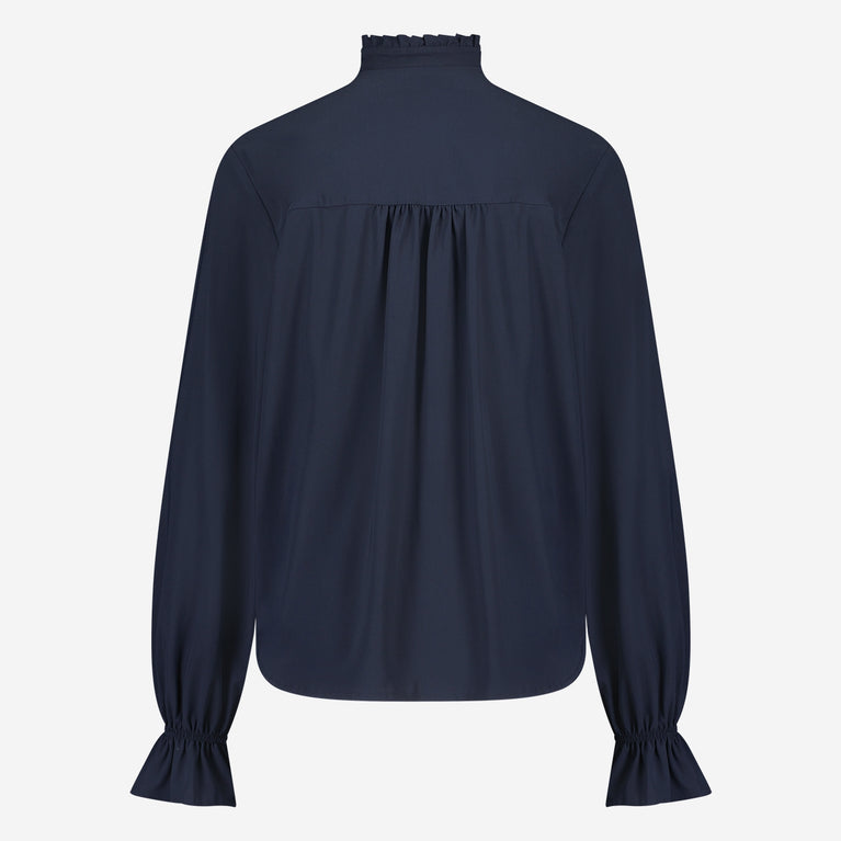 Roberta Blouse Technical Jersey | Blue