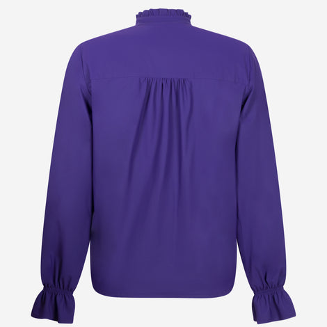 Roberta Blouse Technical Jersey | Purple