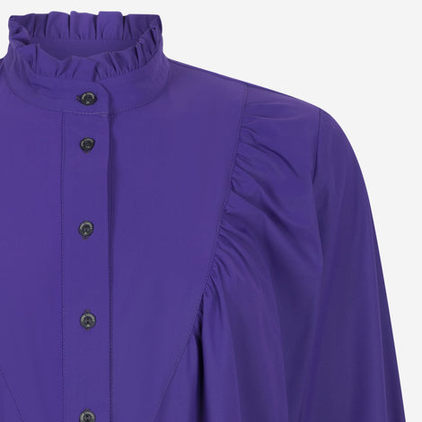 Roberta Blouse Technical Jersey | Purple