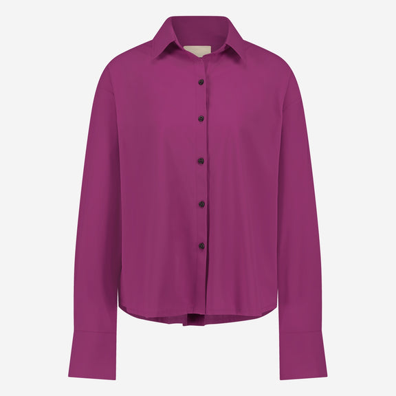 Sally Blouse Technical Jersey | Fuxia