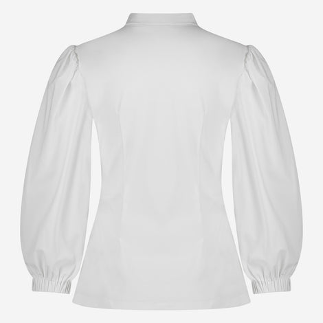 Tonnie Blouse Technical Jersey | White