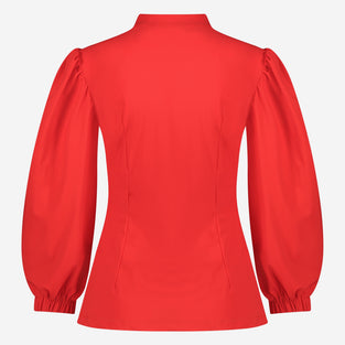 Tonnie Blouse Technical Jersey | Red