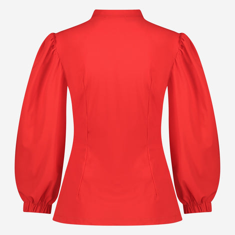 Tonnie Blouse Technical Jersey | Red