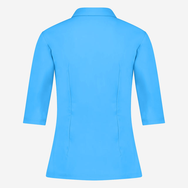 Kikkie Blouse Technical Jersey | Light Blue