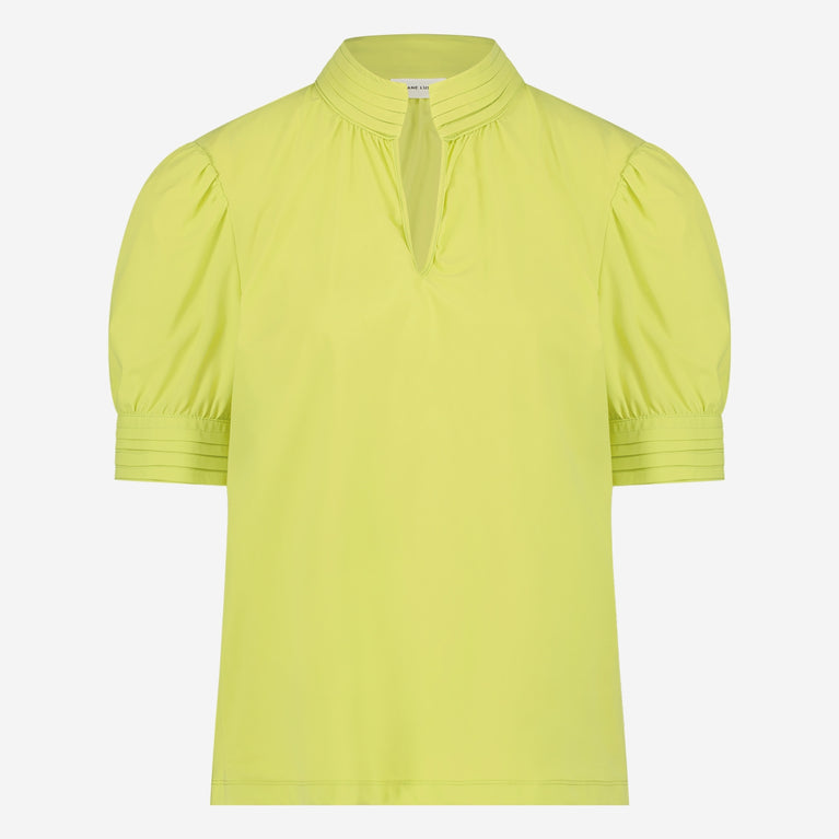Irma Blouse Technical Jersey | Lime