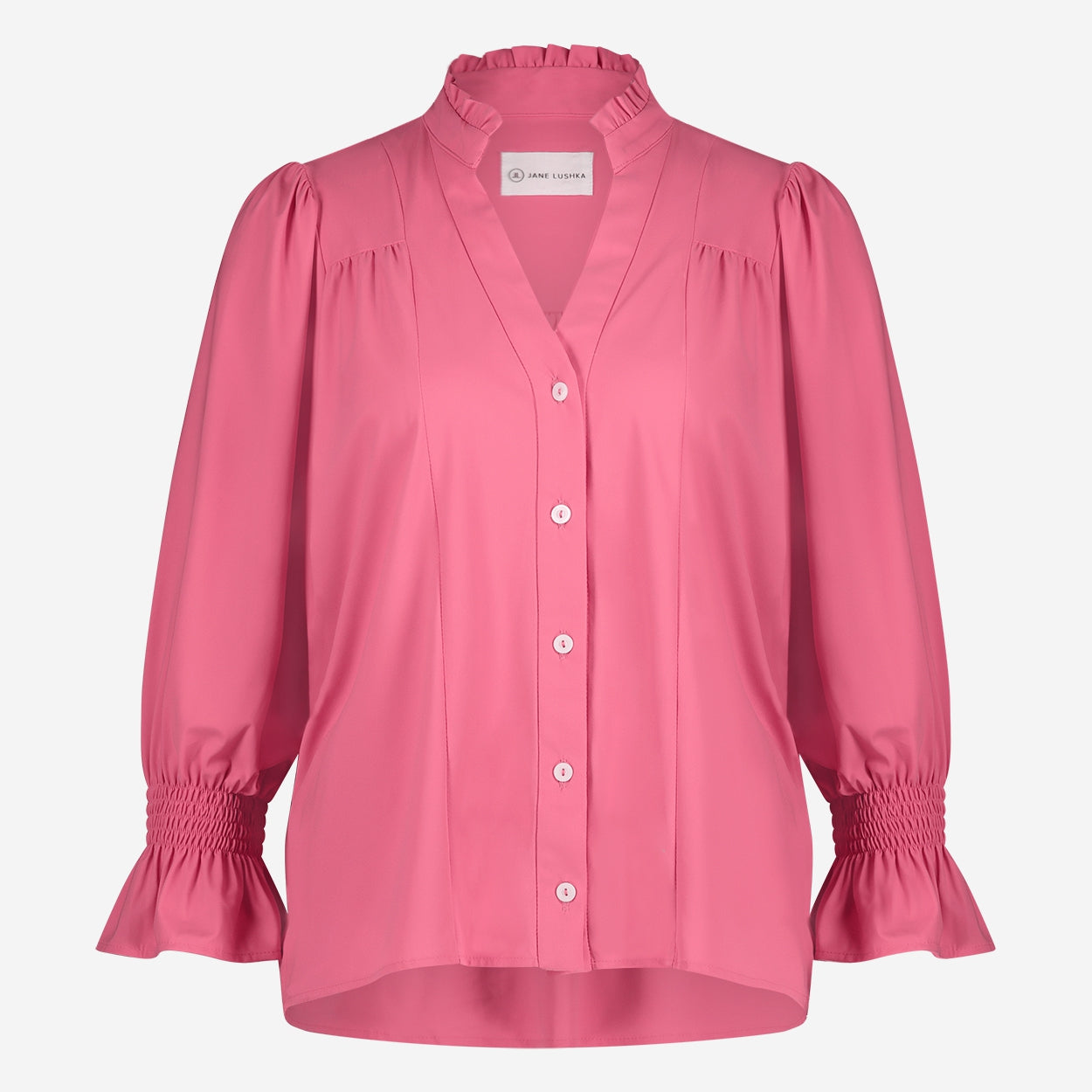 Olivia Blouse Technical Jersey | Pink