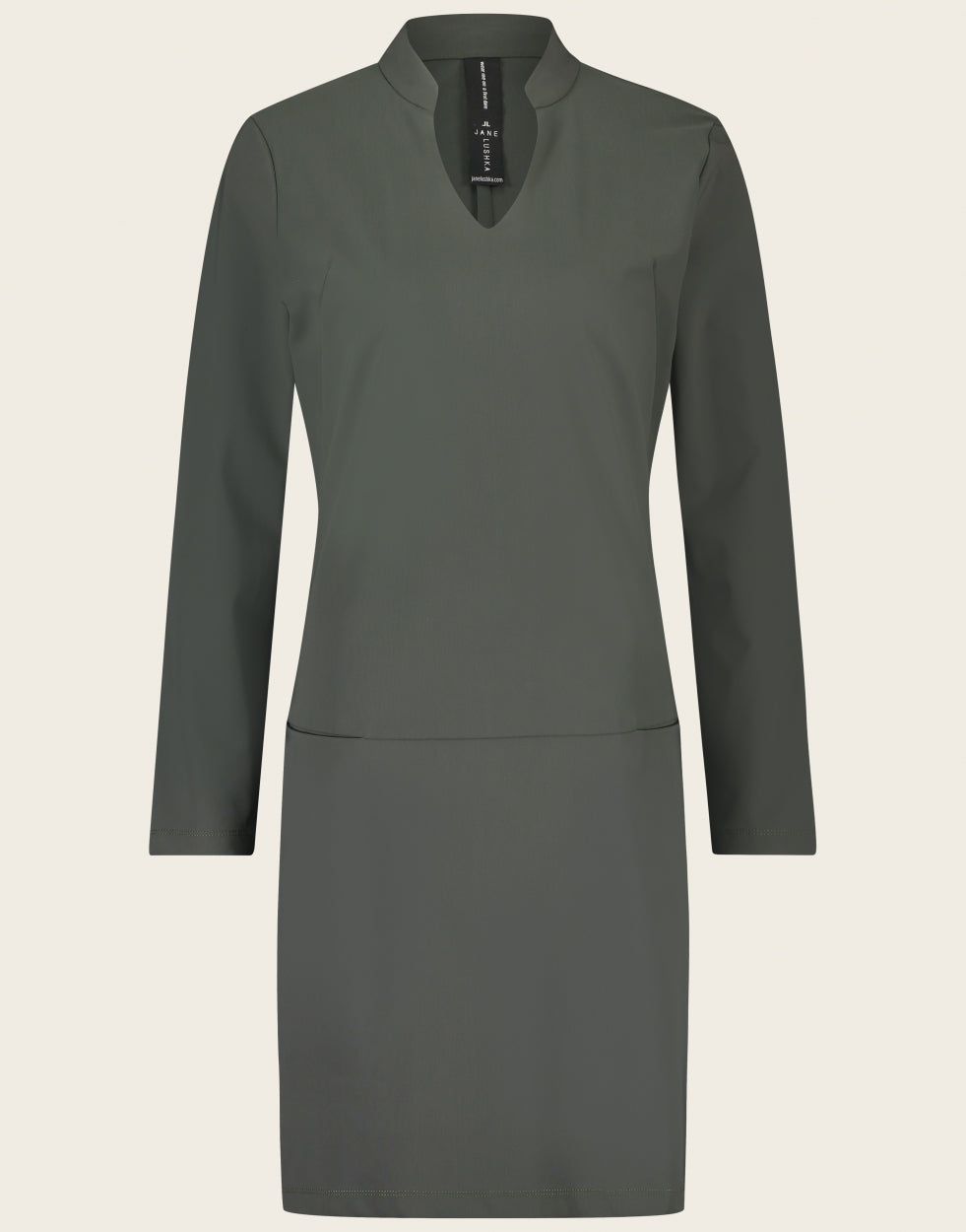 Dress Harper Technical Jersey | Grey Green