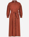 Dress Sabine Long Technical Jersey | Brick