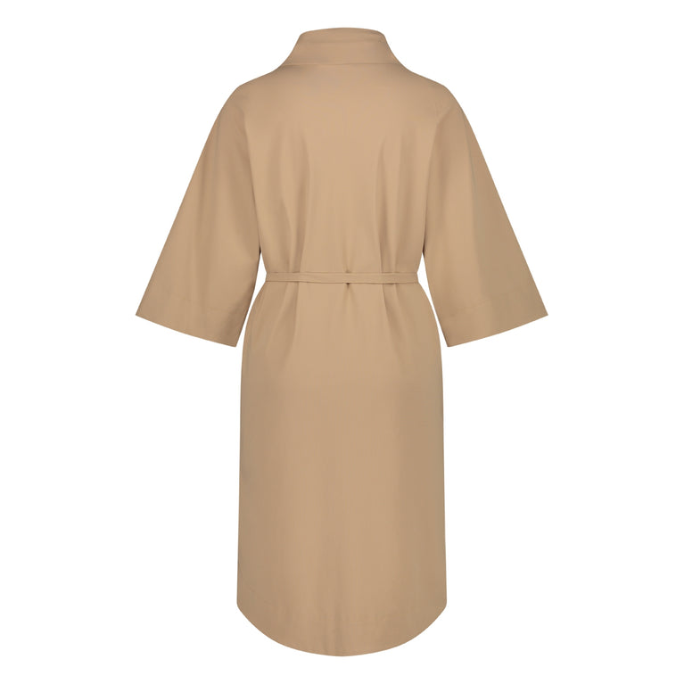 Silva Dress Technical Jersey | Beige