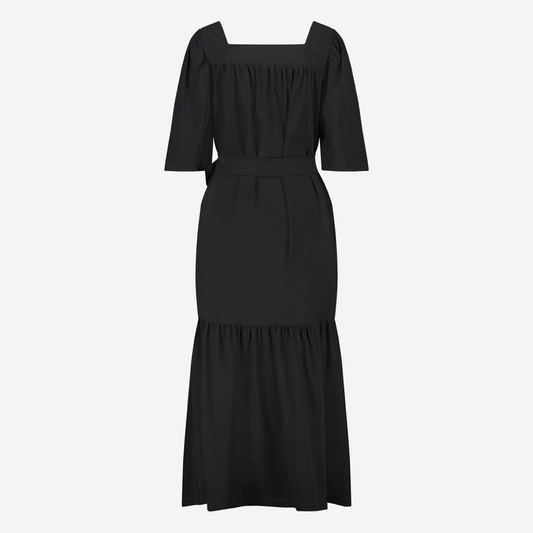 Jasmine Dress Technical Jersey | Black