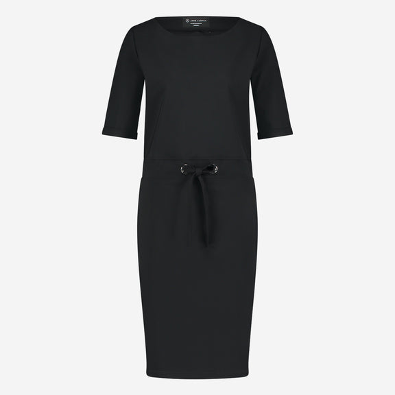 Lea Dress Technical Jersey | Black