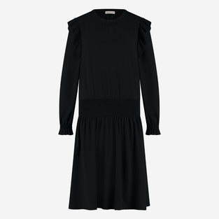 Janny Dress-1 Technical Jersey | Black