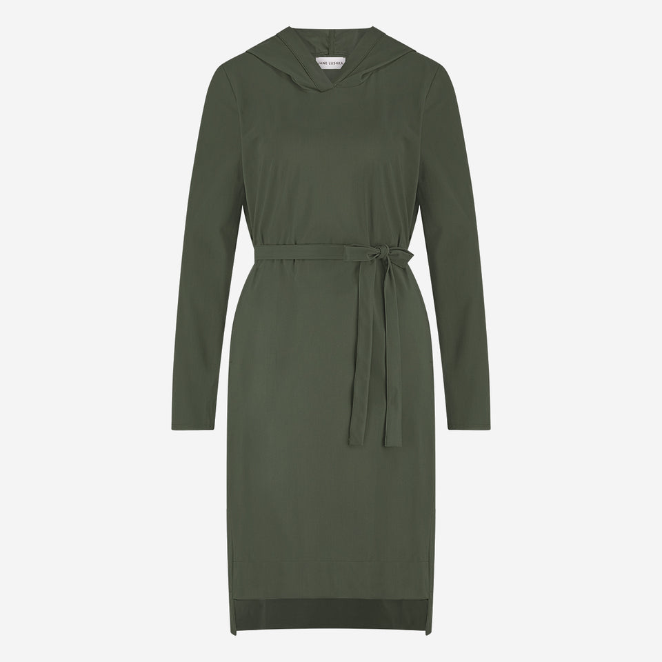 Veronica dress technical jersey | Army