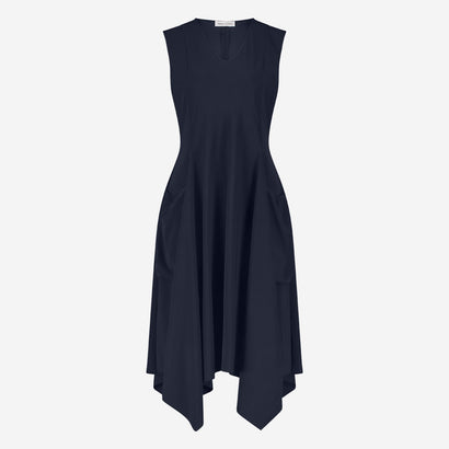 Caro WS dress technical jersey | Blue