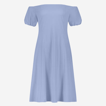 Goldie dress technical jersey | Mid Blue