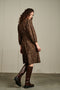Dress Kira Technical Jersey | Animal brown