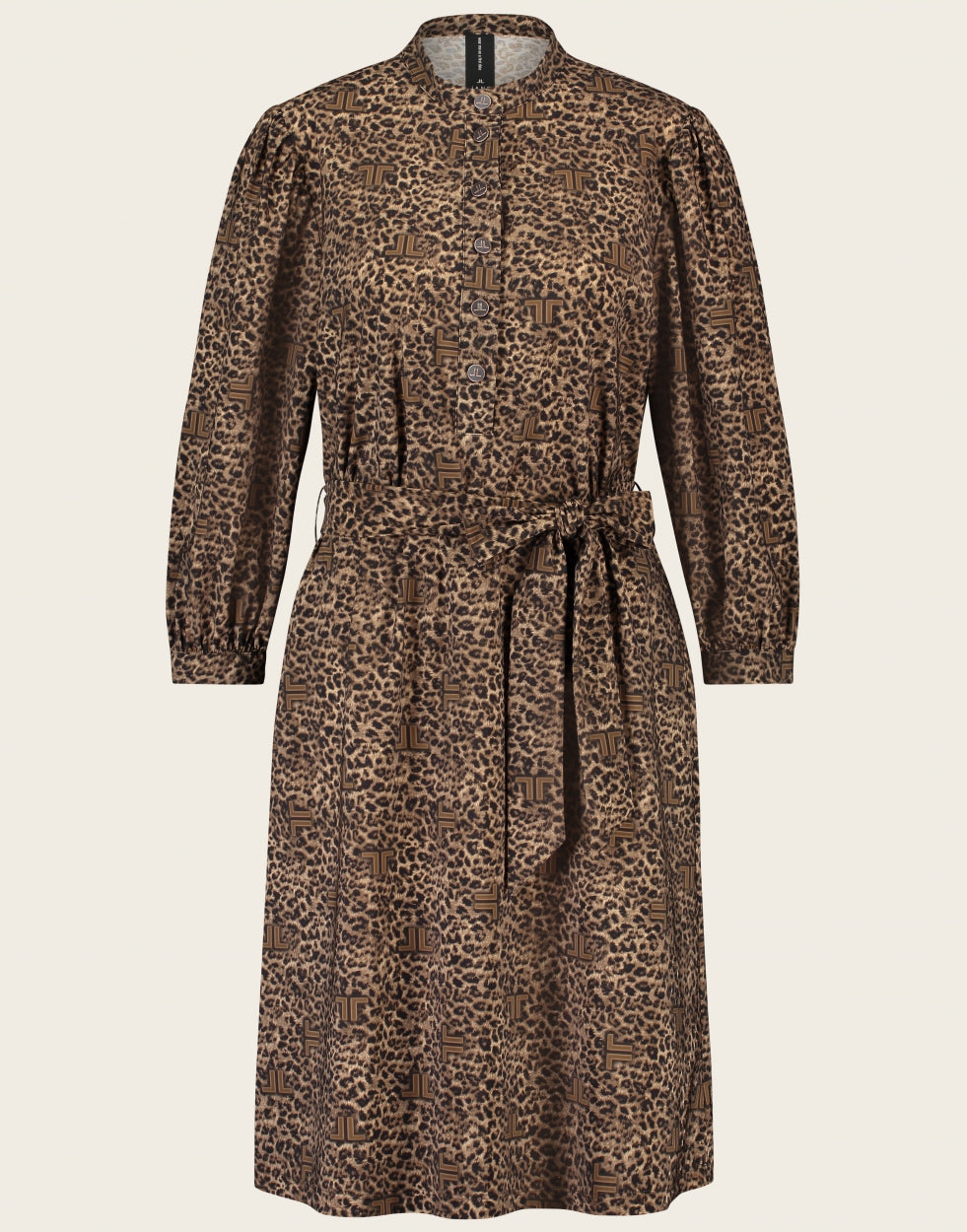 Dress Kira Technical Jersey | Animal brown