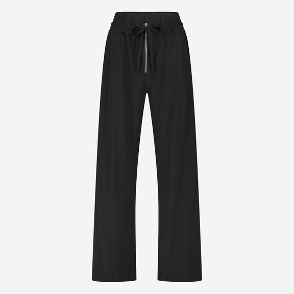 Beril strech technical jersey pants | Black