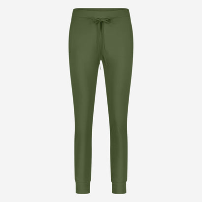 John stretch technical jersey pants | Oliva green
