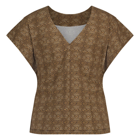 Domino Top Technical Jersey | Brown