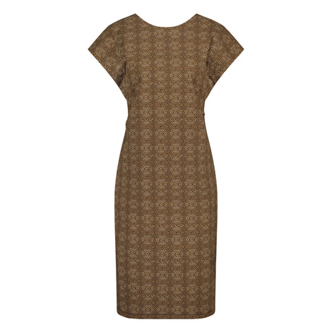 Domina Dress Technical Jersey | Brown