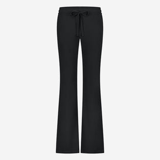 Carola structure technical jersey pants | Black