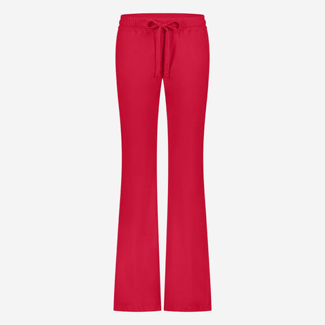 Carola structure technical jersey pants | Red