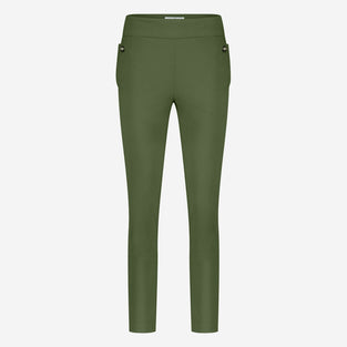 Lenny structure technical jersey pants | Oliva green