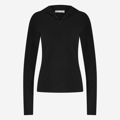 Melissa top brush tech jersey | Black