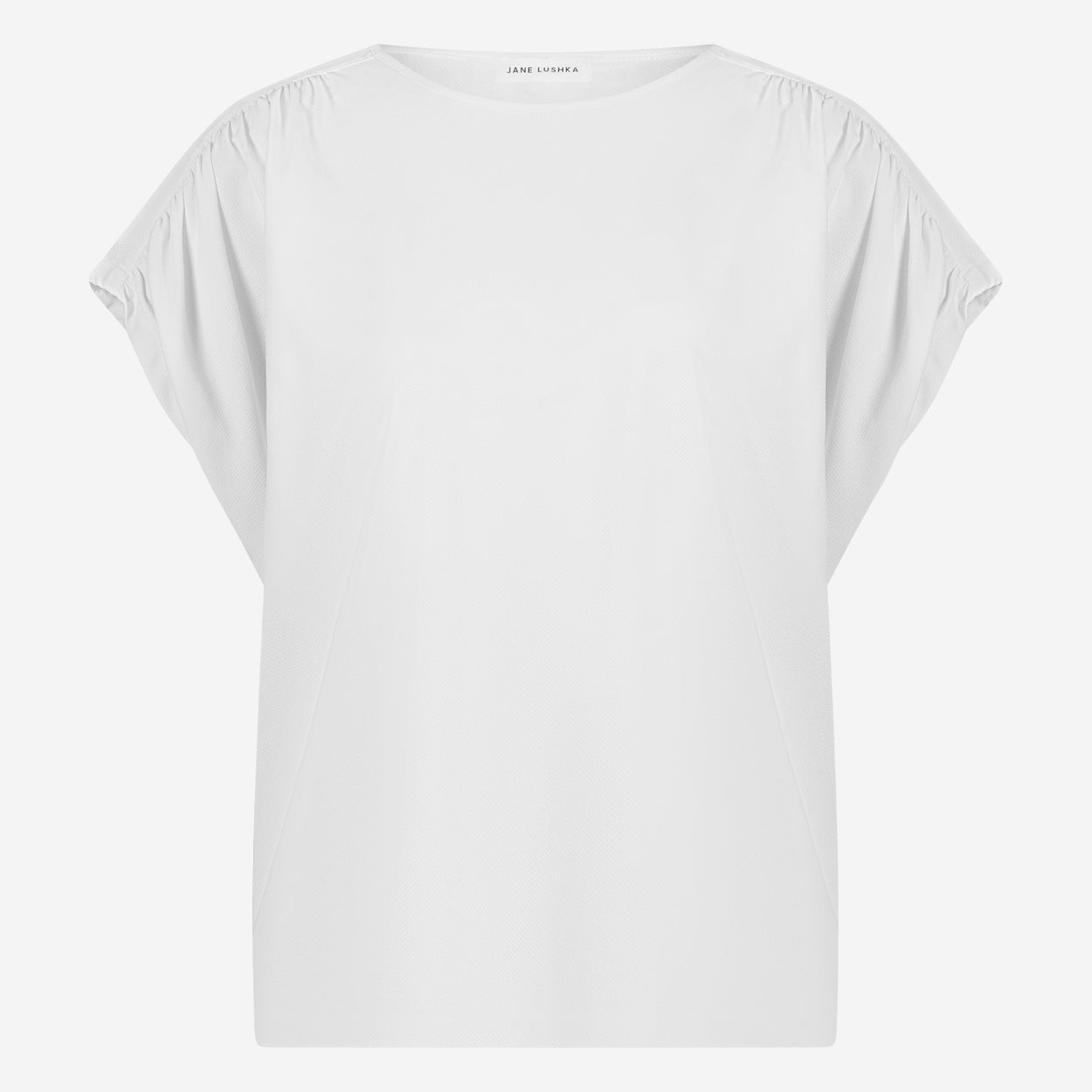 Britta structure technical jersey top | White