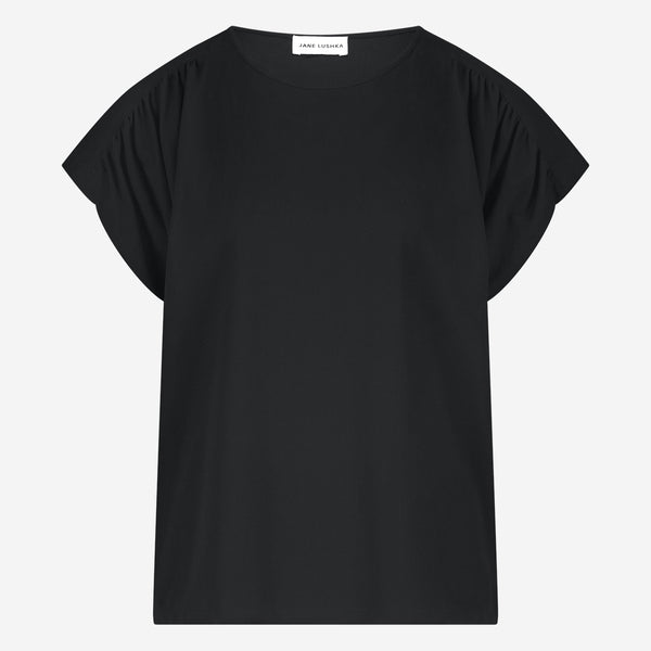 Britta structure technical jersey top | Black
