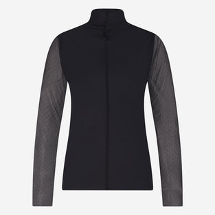 Zara top technical Jersey | Black