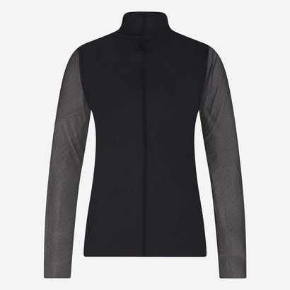 Zara top technical Jersey | Black