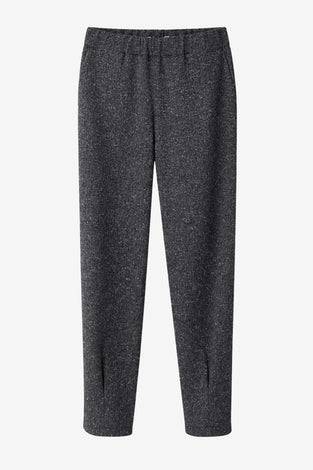 Urbino viscose blend pants | Black Melange
