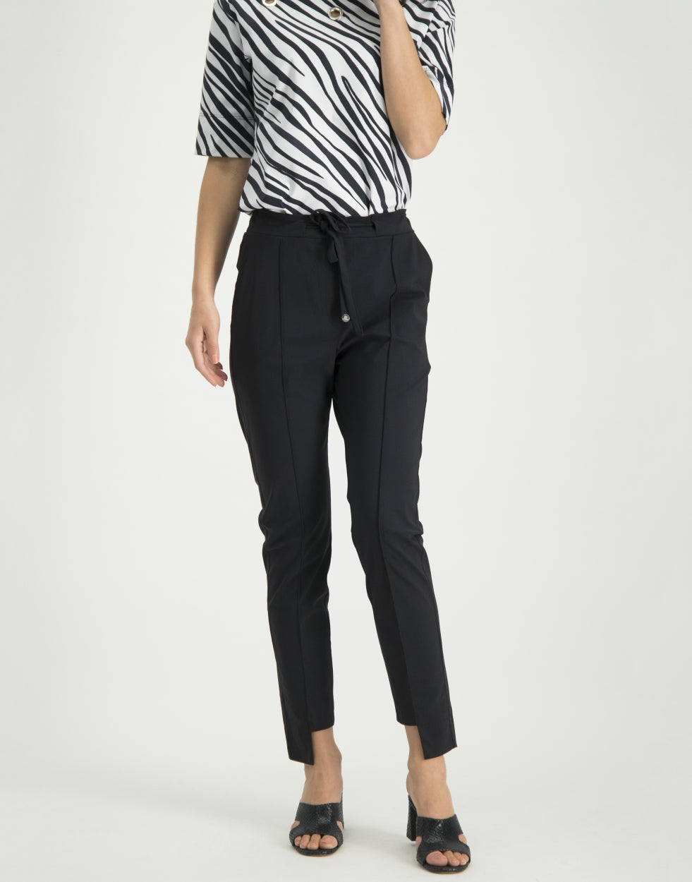 Lilli Asymmetrical Pants | Black